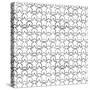 Seamless Pattern With Ink Stars Drawing-Swill Klitch-Stretched Canvas
