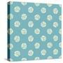 Seamless Pattern with Polka Dots (Abstract Roses)-Baksiabat-Stretched Canvas