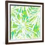 Seamless Pattern with Tropical Palm Leaves-tukkki-Framed Art Print