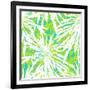 Seamless Pattern with Tropical Palm Leaves-tukkki-Framed Art Print