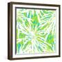 Seamless Pattern with Tropical Palm Leaves-tukkki-Framed Art Print