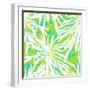 Seamless Pattern with Tropical Palm Leaves-tukkki-Framed Art Print