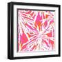 Seamless Pattern with Tropical Palm Leaves-tukkki-Framed Art Print