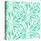 Seamless Pattern with Tropical Palm Leaves-tukkki-Stretched Canvas