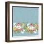 Seamless Pattern with Vintage Wildflowers-Varvara Kurakina-Framed Art Print