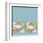 Seamless Pattern with Vintage Wildflowers-Varvara Kurakina-Framed Art Print