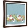 Seamless Pattern with Vintage Wildflowers-Varvara Kurakina-Framed Art Print