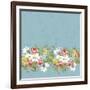 Seamless Pattern with Vintage Wildflowers-Varvara Kurakina-Framed Art Print