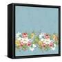 Seamless Pattern with Vintage Wildflowers-Varvara Kurakina-Framed Stretched Canvas