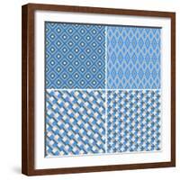 Seamless Pattern-Shonkar-Framed Art Print