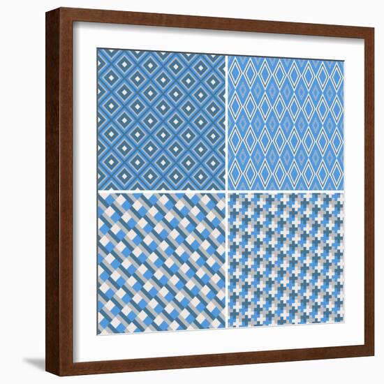 Seamless Pattern-Shonkar-Framed Art Print