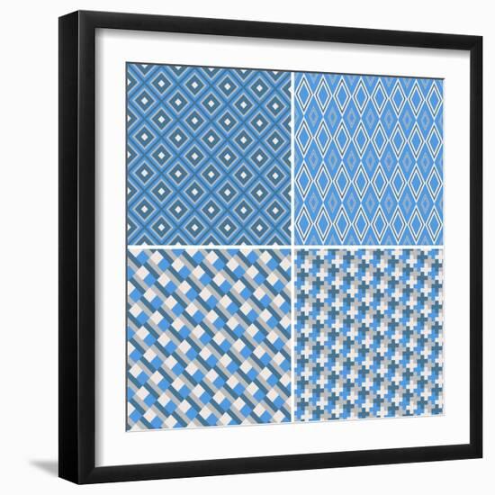 Seamless Pattern-Shonkar-Framed Art Print