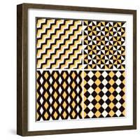 Seamless Pattern-Shonkar-Framed Art Print