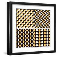 Seamless Pattern-Shonkar-Framed Art Print