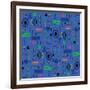 Seamless pattern-Yuliya Drobova-Framed Giclee Print