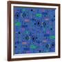 Seamless pattern-Yuliya Drobova-Framed Giclee Print