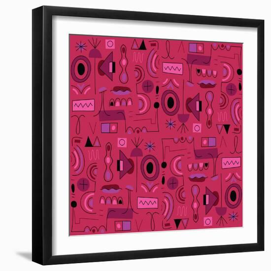 Seamless pattern-Yuliya Drobova-Framed Giclee Print