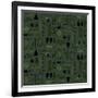 Seamless pattern-Yuliya Drobova-Framed Giclee Print