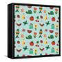 Seamless pattern-Yuliya Drobova-Framed Stretched Canvas