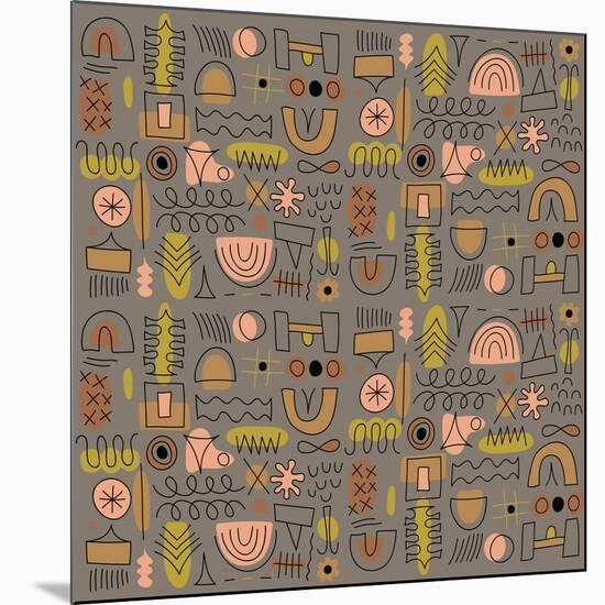 Seamless pattern-Yuliya Drobova-Mounted Giclee Print