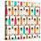 Seamless Retro Pattern With Bottles Of Wine And Glasses-incomible-Stretched Canvas