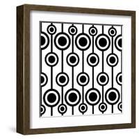 Seamless Retro Pattern-katritch-Framed Art Print