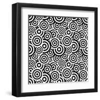 Seamless Retro Pattern-ihor_seamless-Framed Art Print