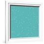 Seamless Snow Vector Pattern-Ofeliya-Framed Art Print