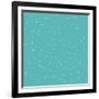 Seamless Snow Vector Pattern-Ofeliya-Framed Art Print