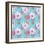 Seamless Vector Floral Texture-lolya1988-Framed Art Print