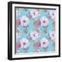 Seamless Vector Floral Texture-lolya1988-Framed Art Print