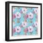 Seamless Vector Floral Texture-lolya1988-Framed Art Print