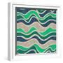 Seamless Vector Waves Texture-ivgroznii-Framed Art Print