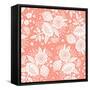 Seamless Vintage Pattern with Decorative Flowers.-Baksiabat-Framed Stretched Canvas