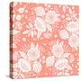 Seamless Vintage Pattern with Decorative Flowers.-Baksiabat-Stretched Canvas