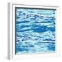 Seamless Water Surface Pattern-Jul land-Framed Art Print