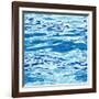 Seamless Water Surface Pattern-Jul land-Framed Art Print