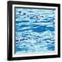 Seamless Water Surface Pattern-Jul land-Framed Art Print