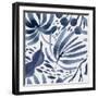 Seamless Watercolor Floral Pattern on Paper Texture. Botanical Background.-Irtsya-Framed Art Print