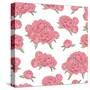 Seamless with Floral Pattern-Sivanova-Stretched Canvas
