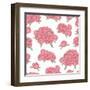 Seamless with Floral Pattern-Sivanova-Framed Art Print