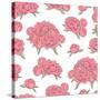 Seamless with Floral Pattern-Sivanova-Stretched Canvas