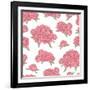 Seamless with Floral Pattern-Sivanova-Framed Art Print