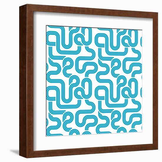 Seamless-aggressor-Framed Art Print