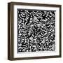 Seamless-null-Framed Art Print