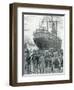 Seamship Singapore Leaving Naples for Second Italian Expedition to Massawa-null-Framed Giclee Print