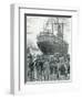 Seamship Singapore Leaving Naples for Second Italian Expedition to Massawa-null-Framed Giclee Print