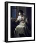 Seamstress-Antonio Cifrondi-Framed Giclee Print