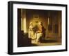 Seamstresses in an Interior-Joseph Bail-Framed Giclee Print