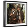 SEAN CONNERY; HARRISON FORD. "INDIANA JONES AND THE LAST CRUSADE" [1989], directed by STEVEN SPI...-null-Framed Photographic Print